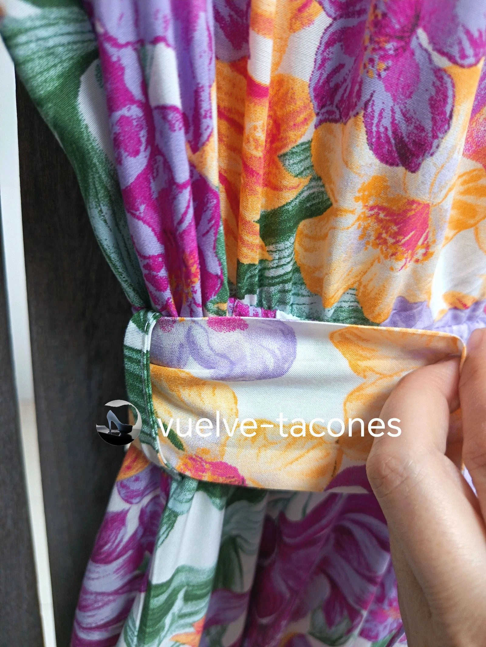 Asymmetrische bloemenjurk ♡ JAASE * maat M – photo 17